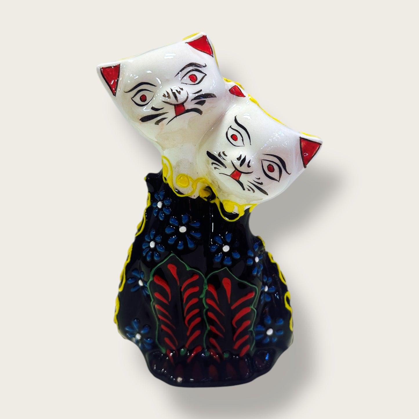 Hand-Painted Ceramic Cat Figurines 08 – Traditional Turkish & Ottoman-Inspired Designs