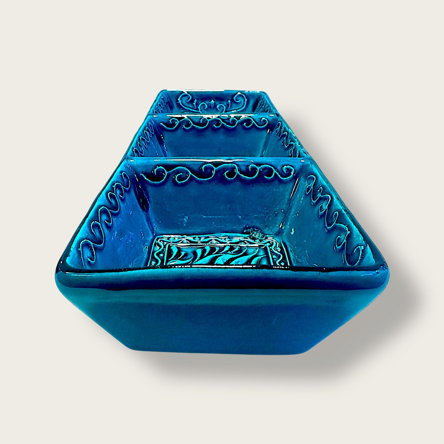 Handmade Ceramic Snack Dish 01 – Multi-Compartment Design