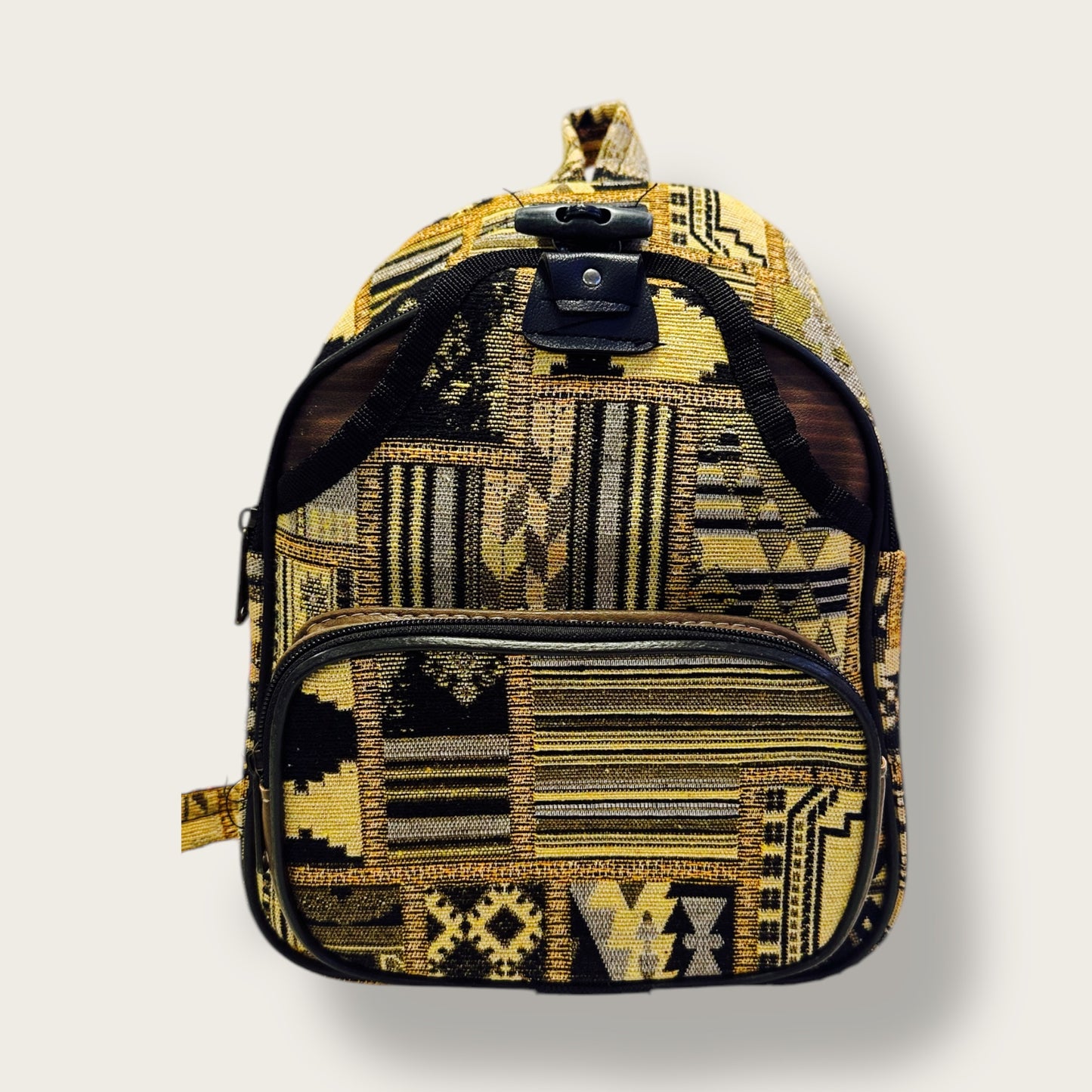 Handwoven Ethnic Backpack – Durable Fabric with Spacious Compartments