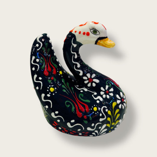 Hand-Painted Ceramic Swan Figurines 15 – Traditional Turkish & Ottoman-Inspired Designs