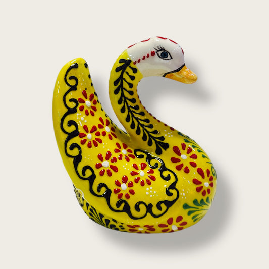 Hand-Painted Ceramic Swan Figurines 14 – Traditional Turkish & Ottoman-Inspired Designs