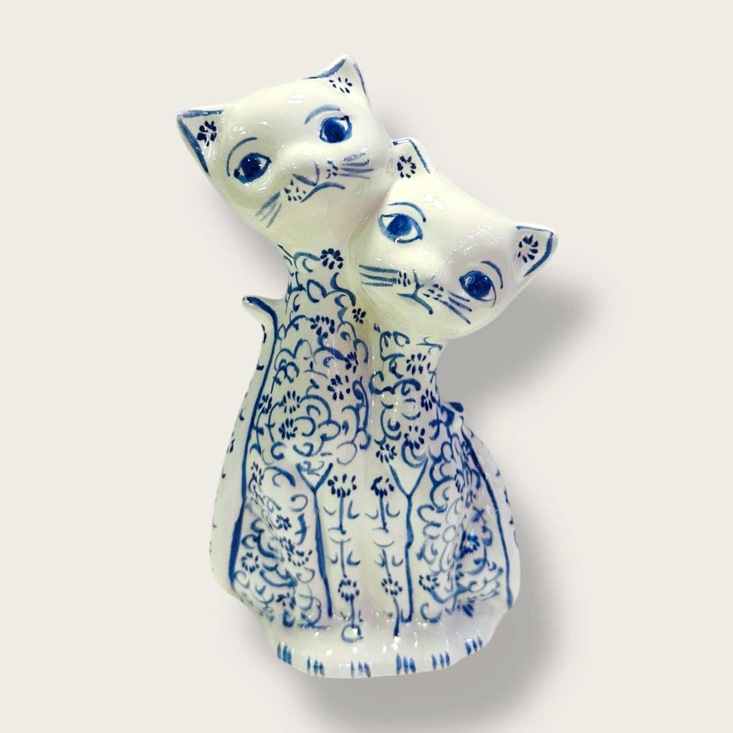 Hand-Painted Ceramic Cat Figurines 08 – Traditional Turkish & Ottoman-Inspired Designs