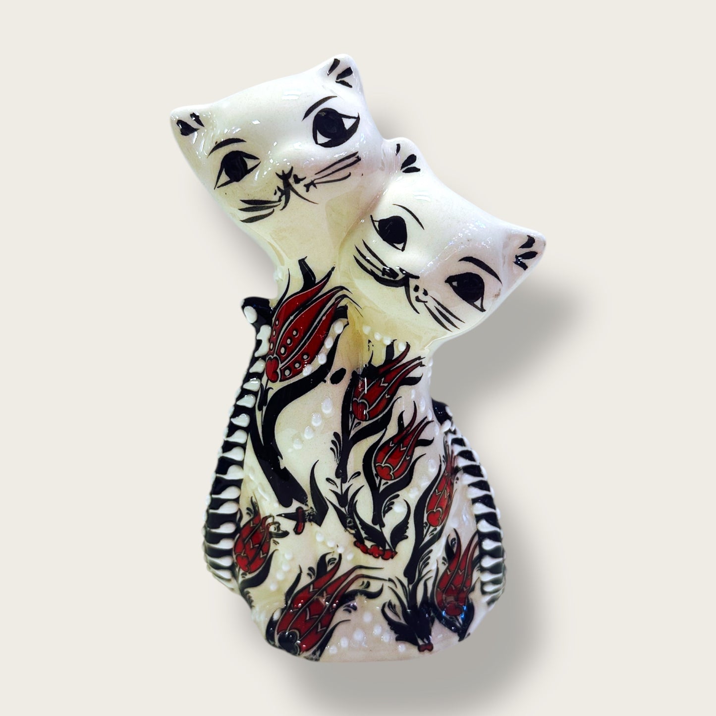 Hand-Painted Ceramic Cat Figurines 08 – Traditional Turkish & Ottoman-Inspired Designs