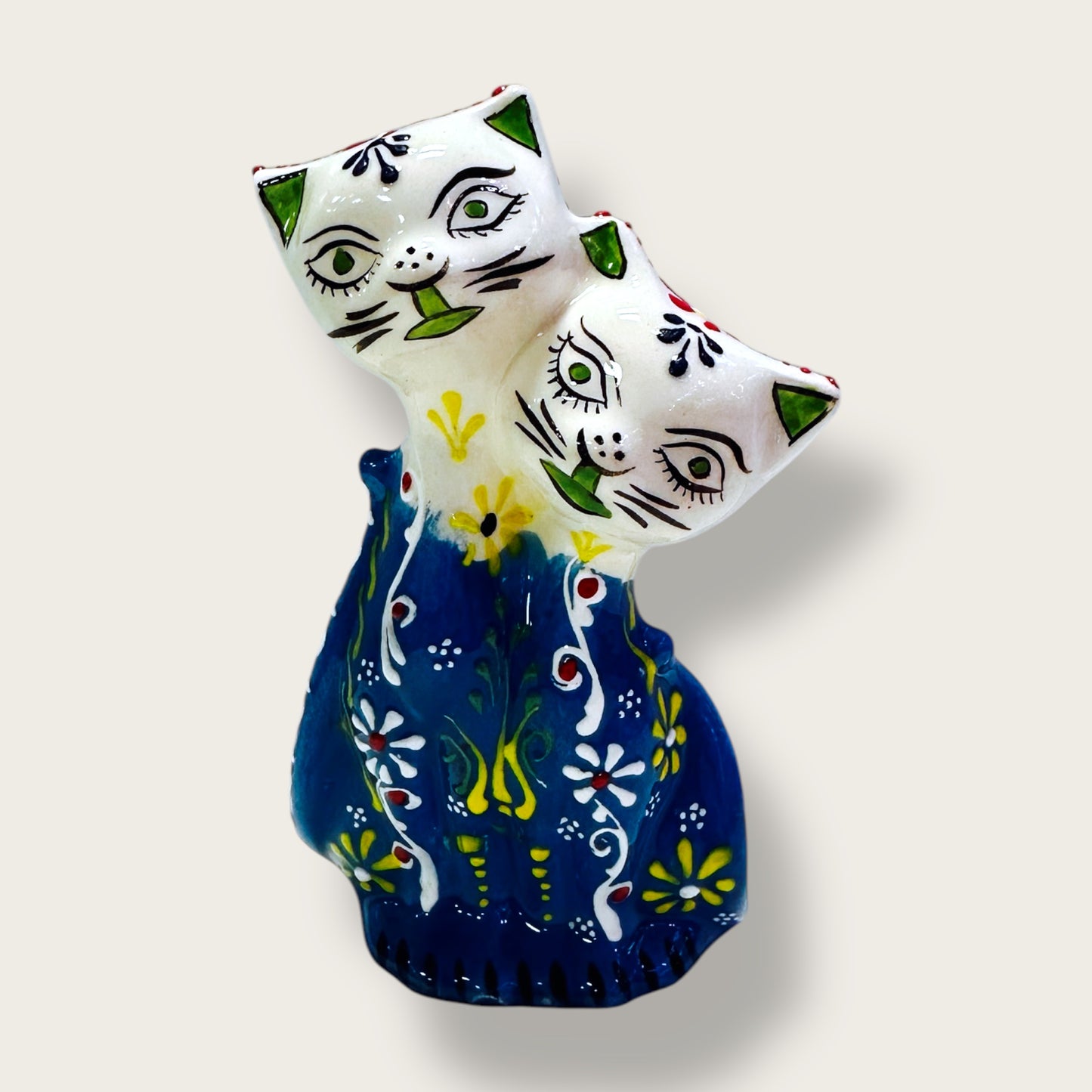 Hand-Painted Ceramic Cat Figurines 08 – Traditional Turkish & Ottoman-Inspired Designs