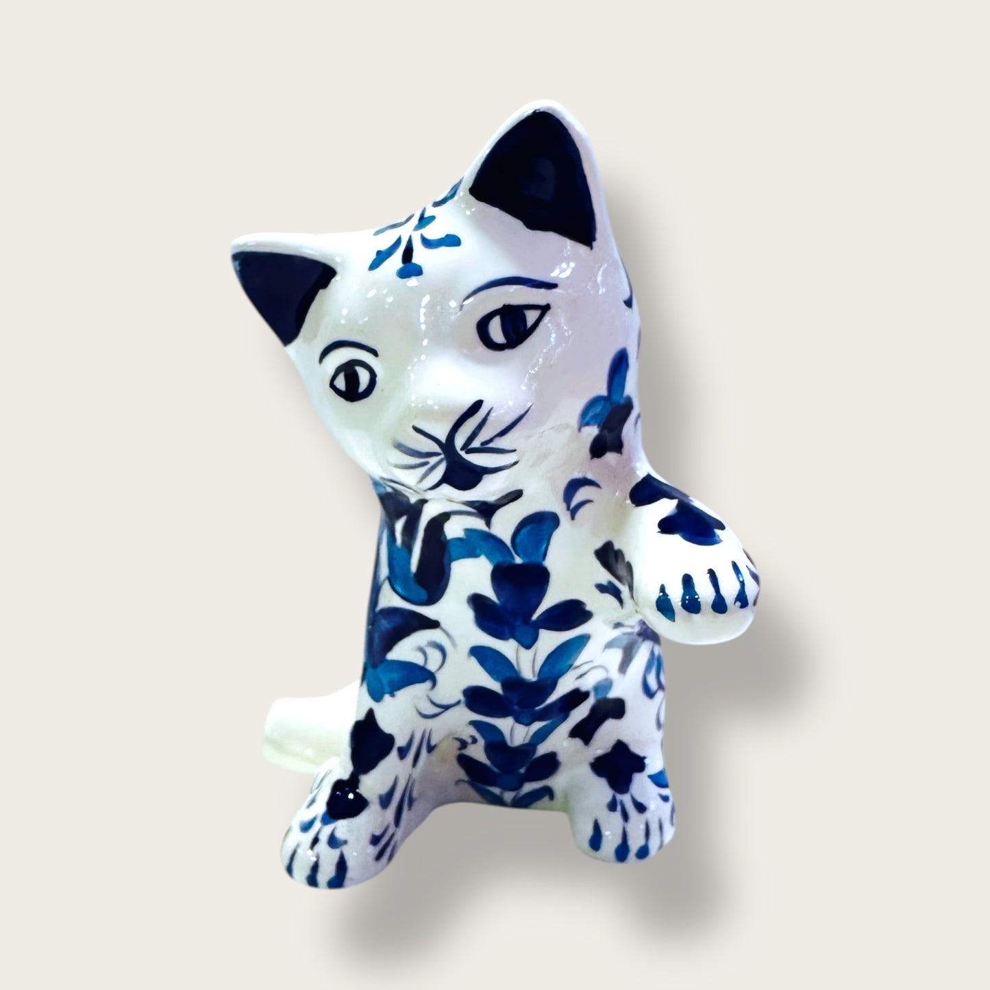 Hand-Painted Ceramic Cat Figurines 06 – Traditional Turkish & Ottoman-Inspired Designs