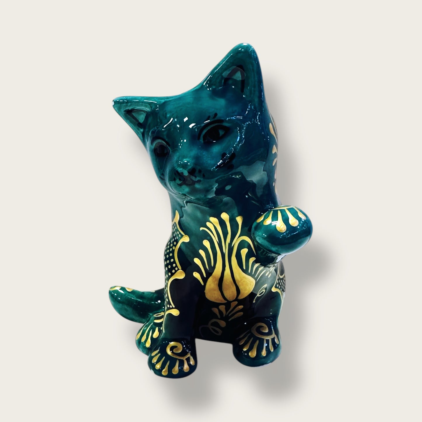 Hand-Painted Ceramic Cat Figurines 06 – Traditional Turkish & Ottoman-Inspired Designs