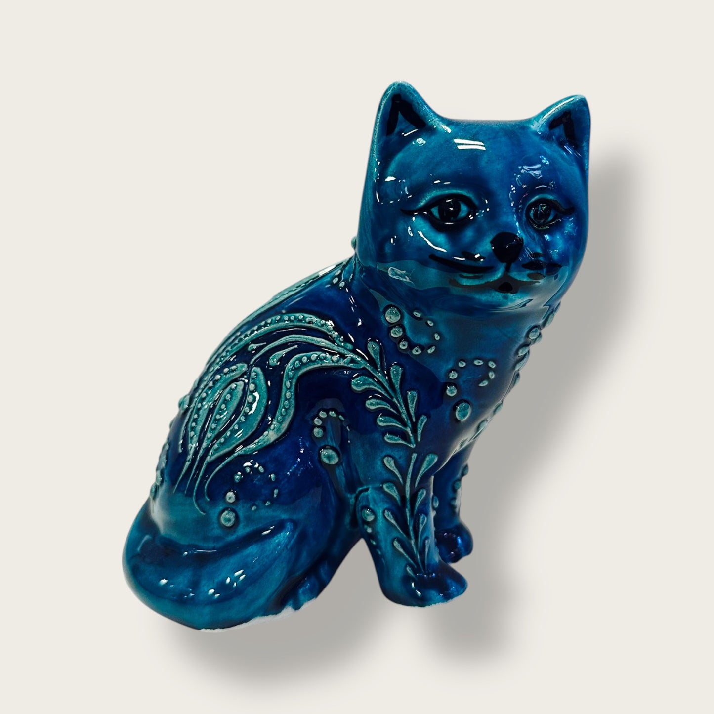 Hand-Painted Ceramic Cat Figurines 02 – Traditional Turkish & Ottoman-Inspired Designs