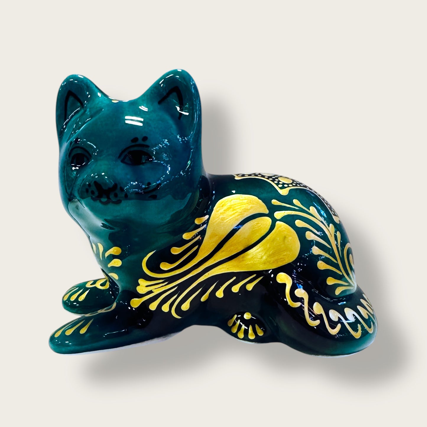 Hand-Painted Ceramic Cat Figurines 01 – Traditional Turkish & Ottoman-Inspired Designs