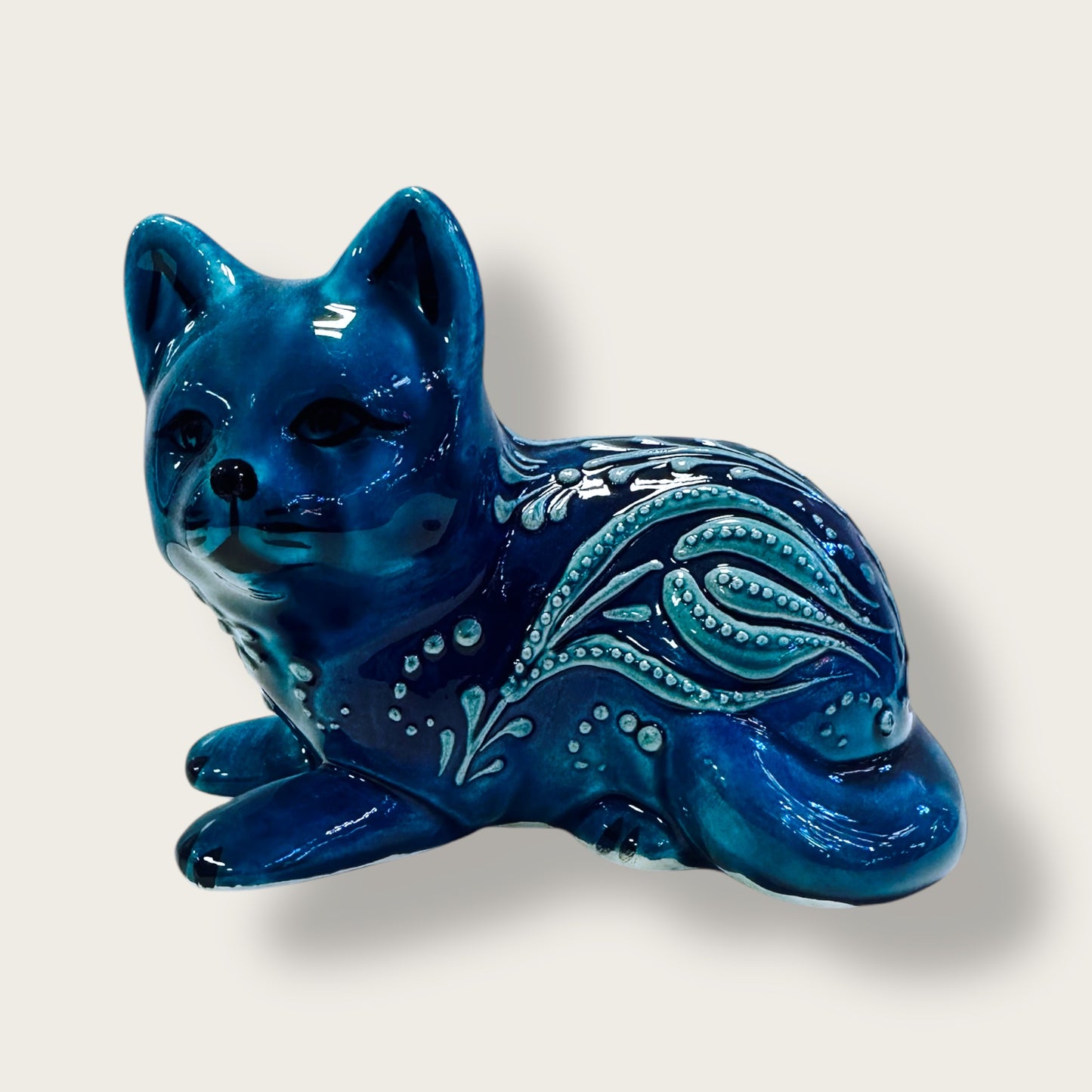 Hand-Painted Ceramic Cat Figurines 01 – Traditional Turkish & Ottoman-Inspired Designs