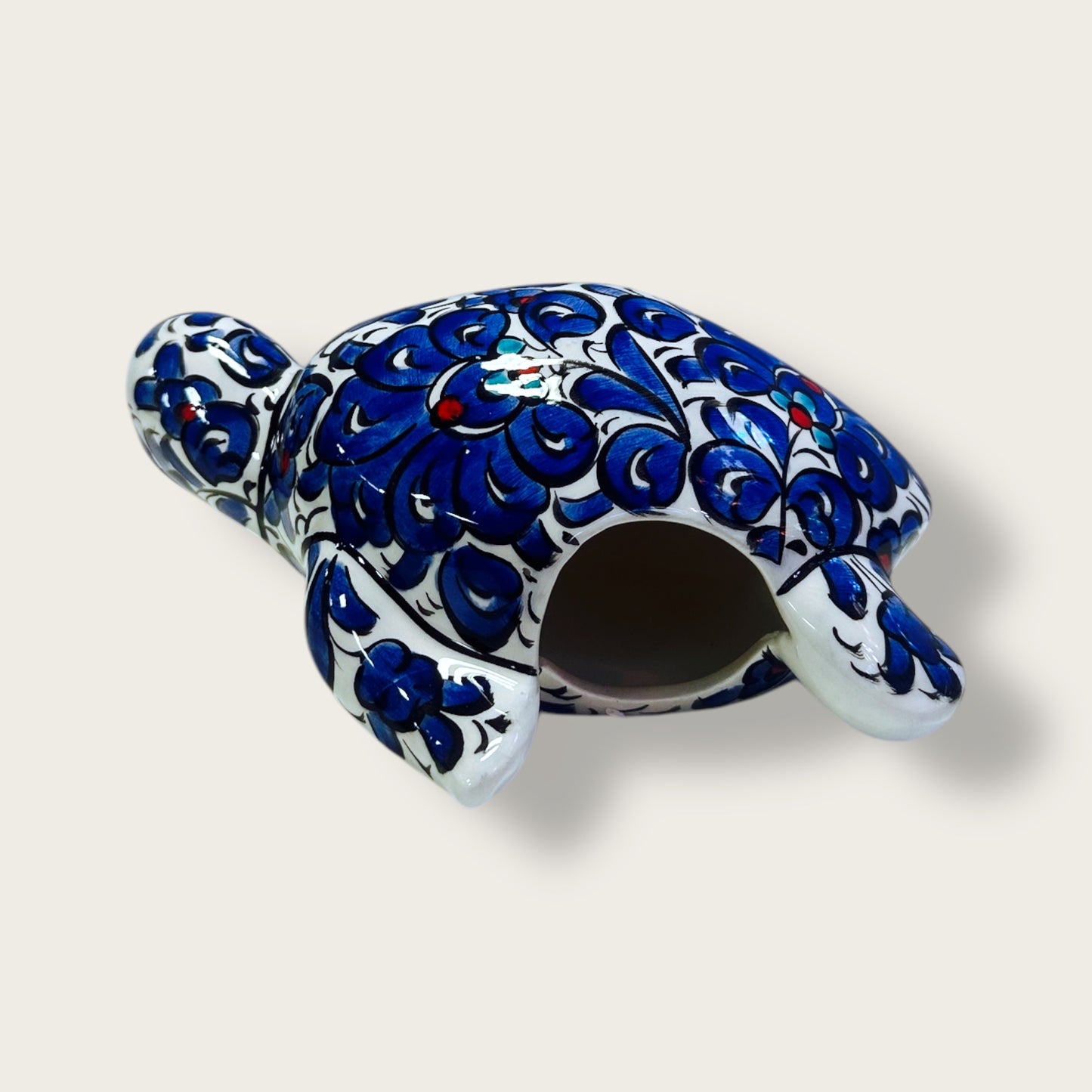 Hand-Painted Ceramic Tortoise Figurines 01 – Traditional Turkish & Ottoman-Inspired Designs