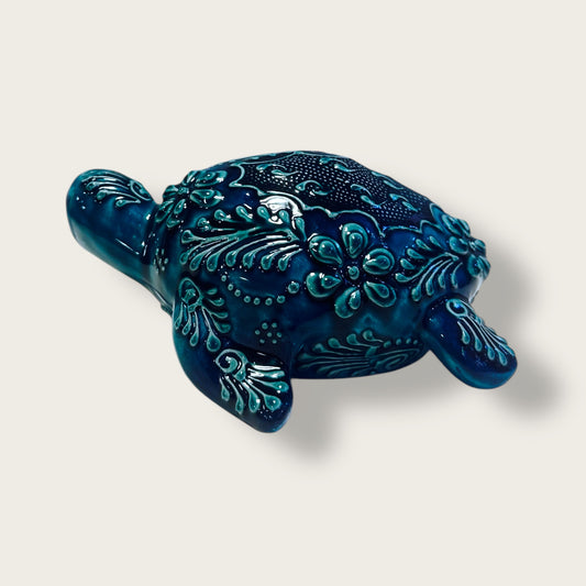 Hand-Painted Ceramic Tortoise Figurines 07 – Traditional Turkish & Ottoman-Inspired Designs