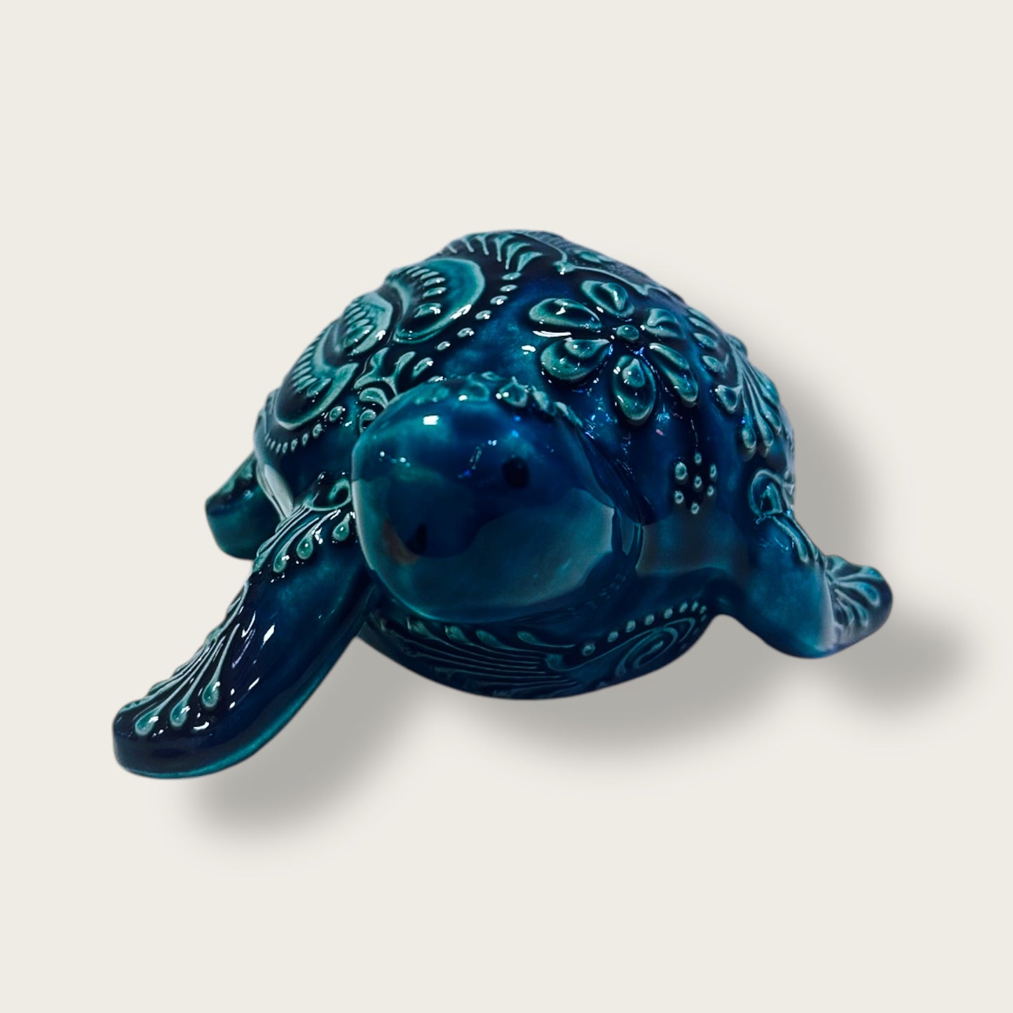 Hand-Painted Ceramic Tortoise Figurines 07 – Traditional Turkish & Ottoman-Inspired Designs