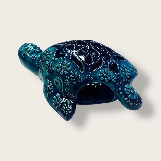 Hand-Painted Ceramic Tortoise Figurines 06 – Traditional Turkish & Ottoman-Inspired Designs