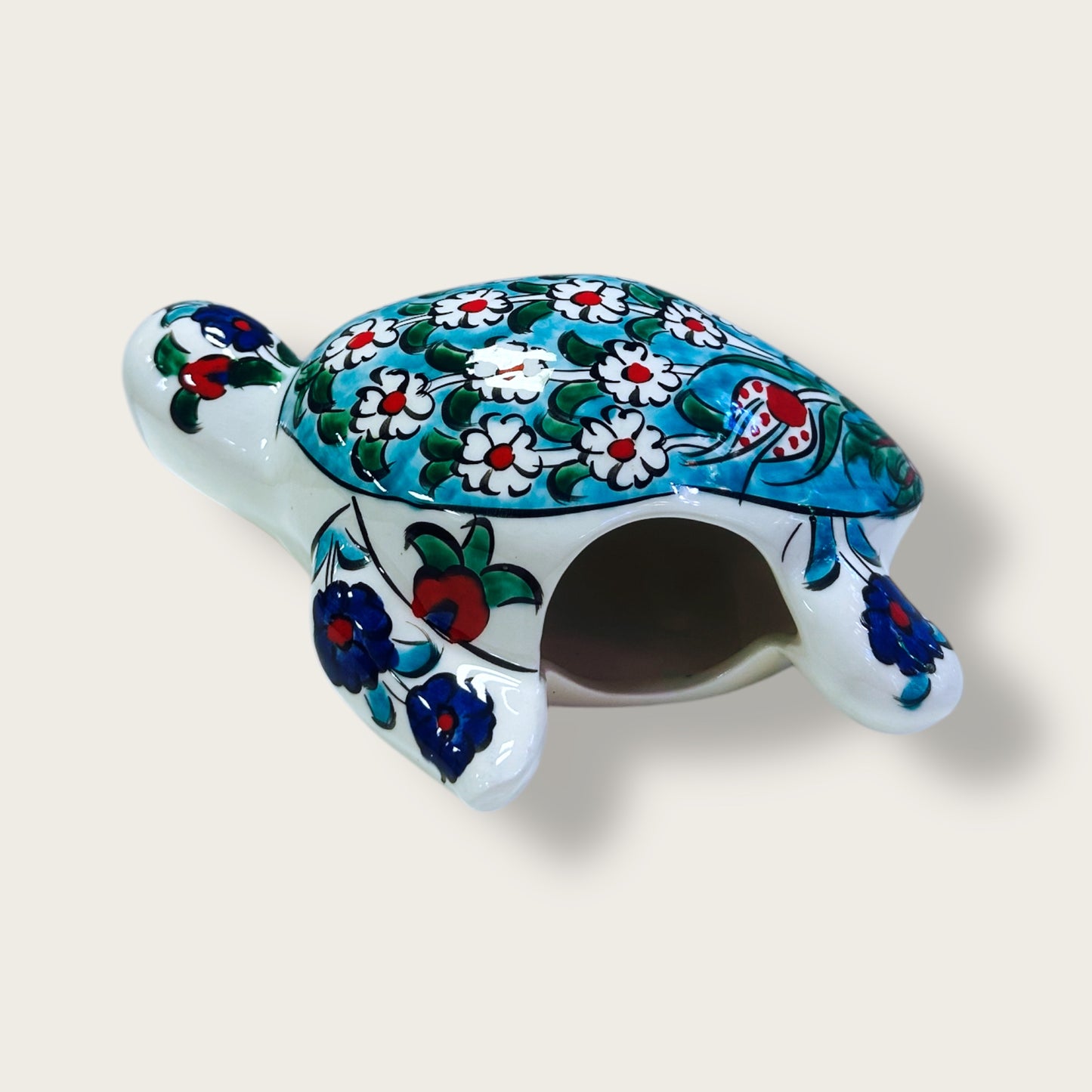 Hand-Painted Ceramic Tortoise Figurines 02 – Traditional Turkish & Ottoman-Inspired Designs