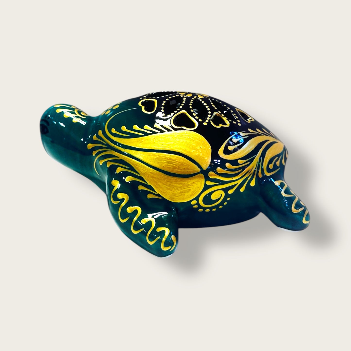 Hand-Painted Ceramic Tortoise Figurines 05 – Traditional Turkish & Ottoman-Inspired Designs