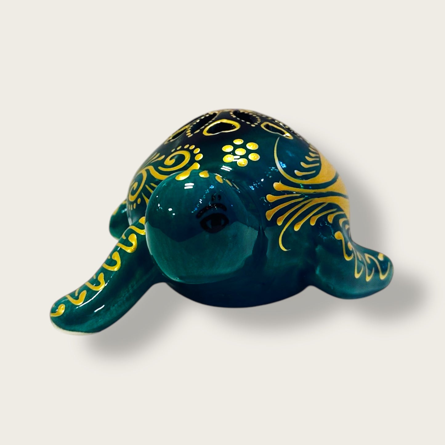 Hand-Painted Ceramic Tortoise Figurines 05 – Traditional Turkish & Ottoman-Inspired Designs