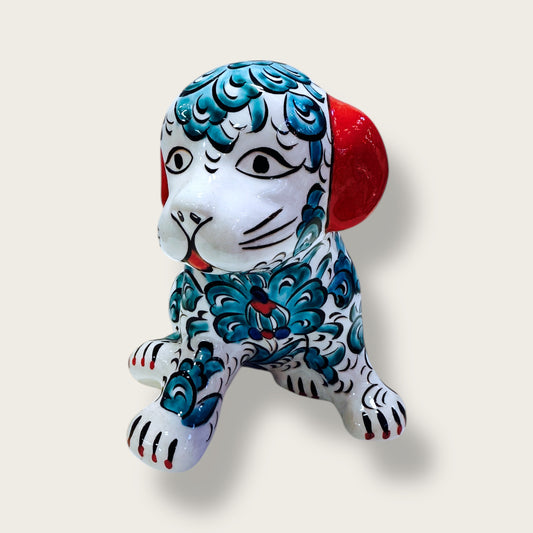 Hand-Painted Ceramic Dog Figurines 04 – Traditional Turkish & Ottoman-Inspired Designs