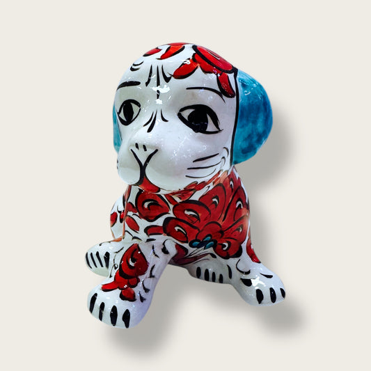 Hand-Painted Ceramic Dog Figurines 06 – Traditional Turkish & Ottoman-Inspired Designs