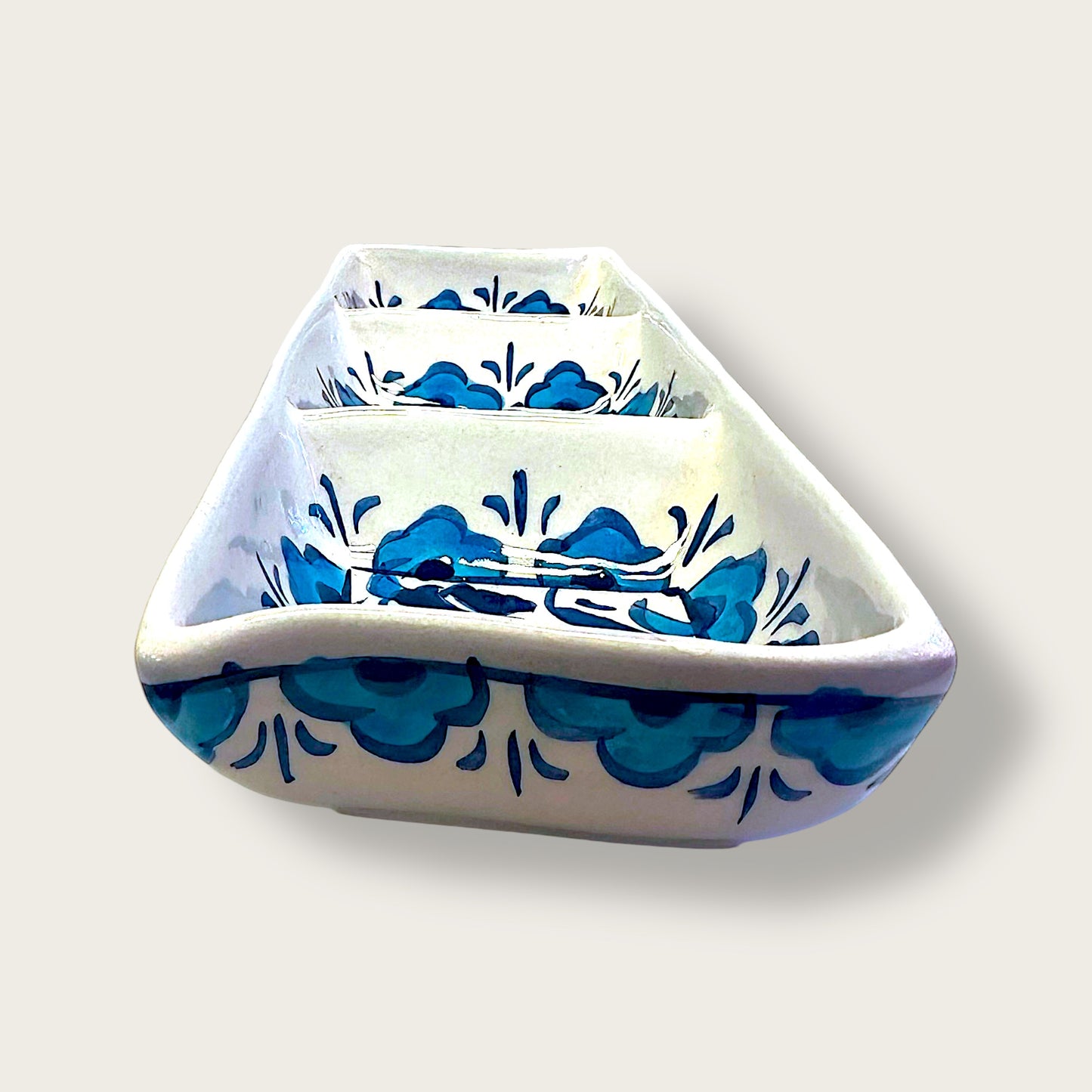 Handmade Ceramic Snack Dish 02 – Multi-Compartment Design