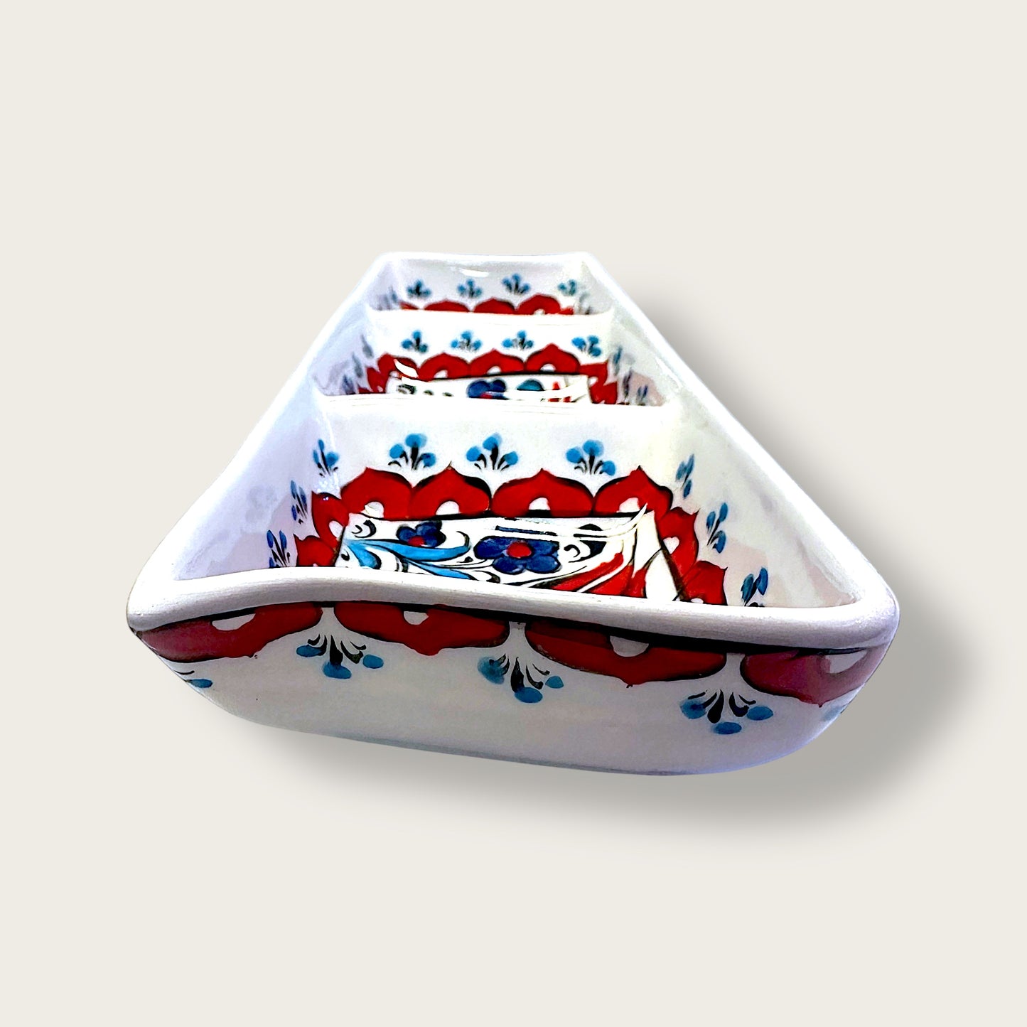 Handmade Ceramic Snack Dish 04 – Multi-Compartment Design