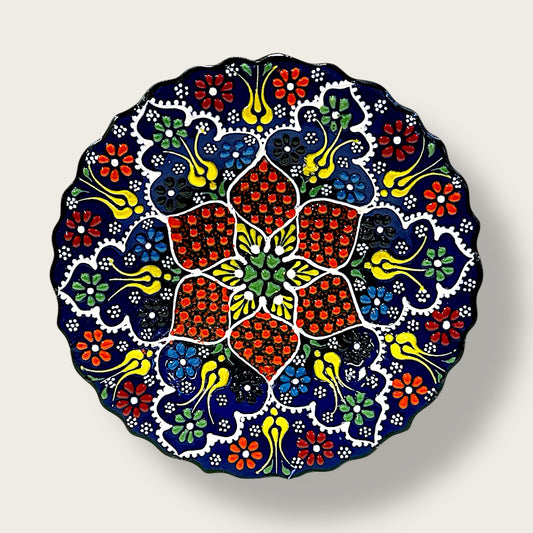 Hand-Painted Decorative Plate Small 20 – Artisan Ceramic Wall & Table Display