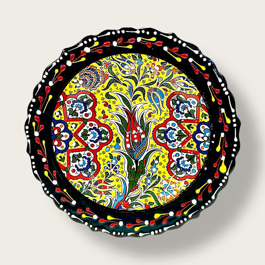 Hand-Painted Decorative Plate Small 17 – Artisan Ceramic Wall & Table Display