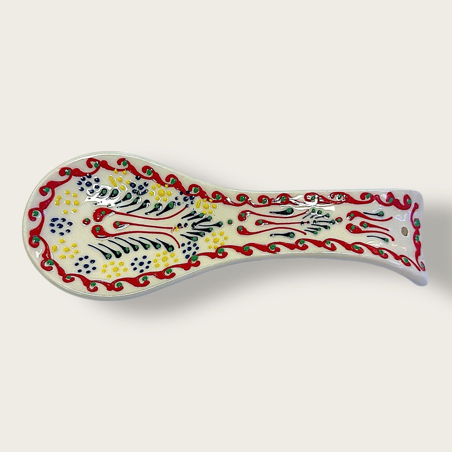 Handcrafted Ceramic Spoon Rest 02 – Elegant & Functional Kitchen Accessory