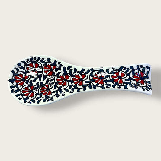 Handcrafted Ceramic Spoon Rest 11 – Elegant & Functional Kitchen Accessory