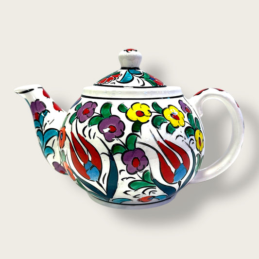 Hand-Painted Ceramic Small Teapot 16 – Artisan Decorative & Functional Teaware