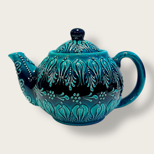 Hand-Painted Ceramic Small Teapot 10 – Artisan Decorative & Functional Teaware