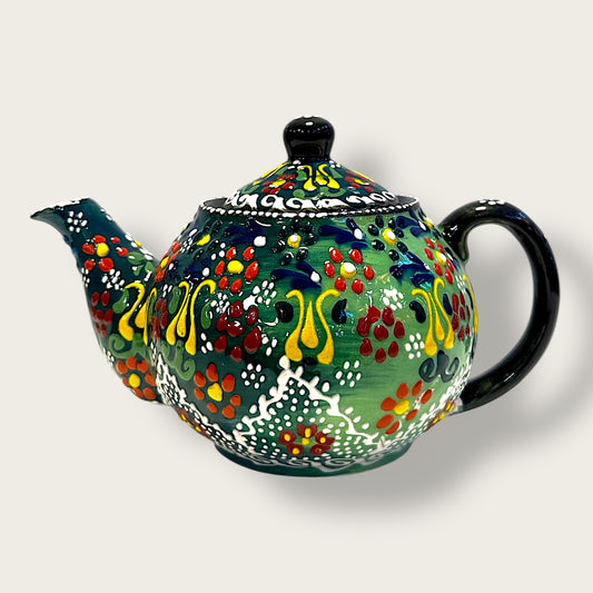 Hand-Painted Ceramic Small Teapot 19 – Artisan Decorative & Functional Teaware