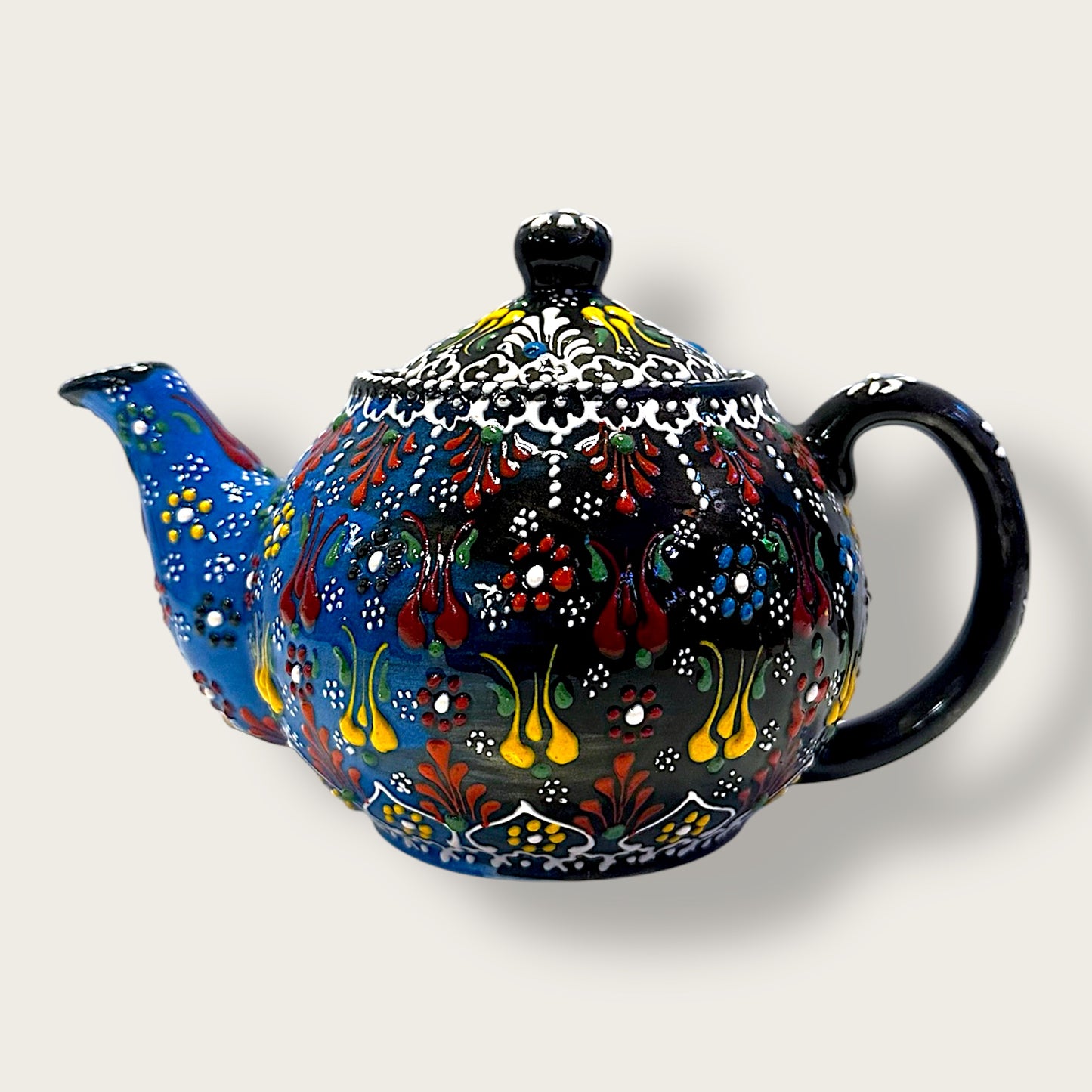 Hand-Painted Ceramic Small Teapot 18 – Artisan Decorative & Functional Teaware