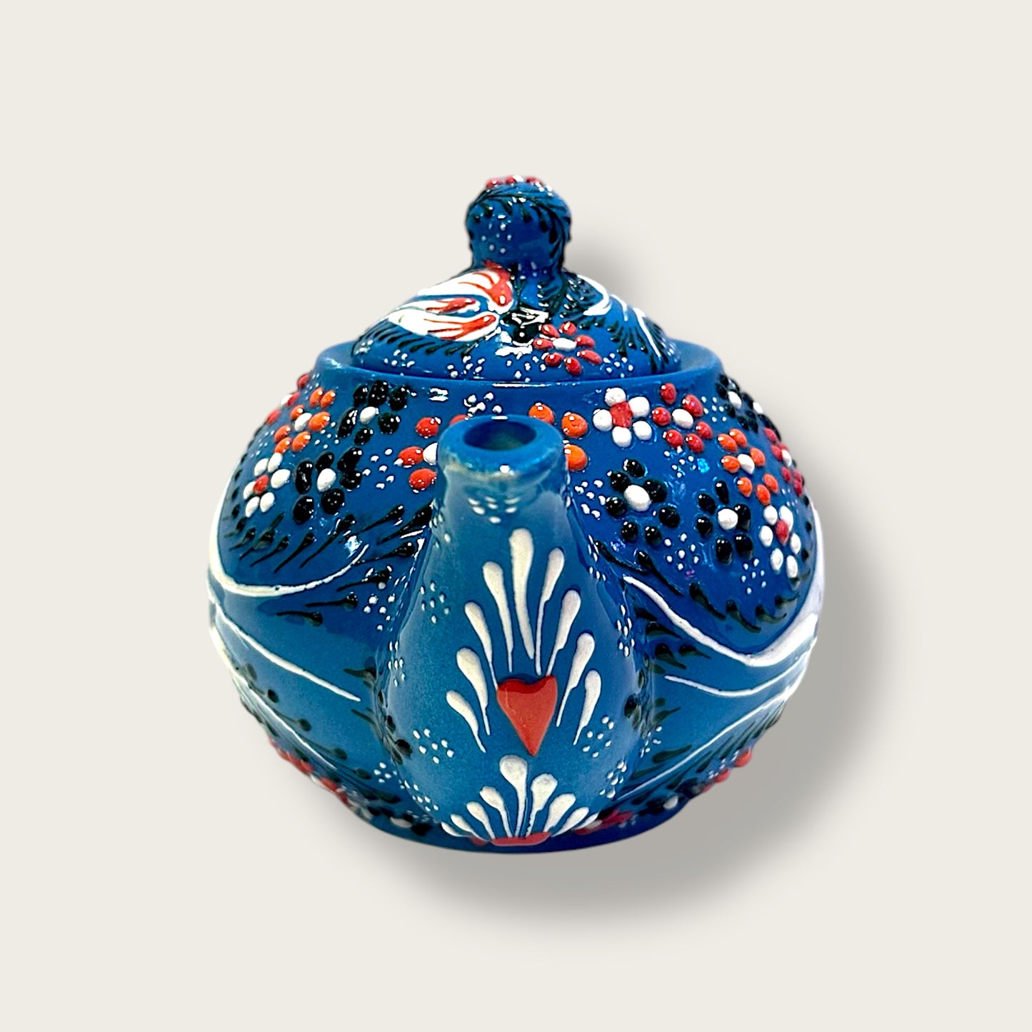 Hand-Painted Ceramic Small Teapot 20 – Artisan Decorative & Functional Teaware